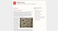 Desktop Screenshot of highglucose.org