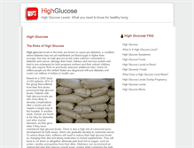 Tablet Screenshot of highglucose.org